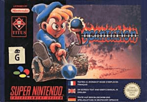 Incantation box art for Super Nintendo